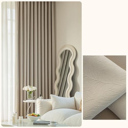 Beydodo Drapes for Living Room 72 Inch Length, Bedroom Darkening