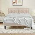 Full-XL (81x102) Size Flat Sheet Only (Stripe, Silver Grey) Egyptian