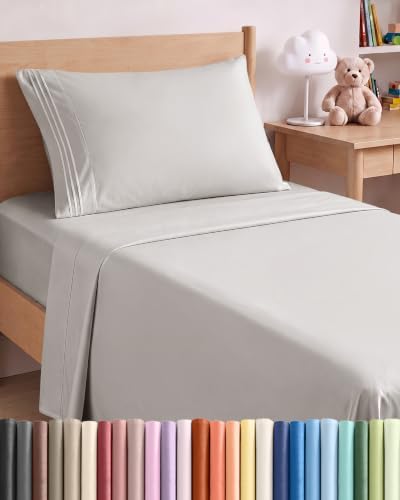 Twin XL Size 3 Piece Sheet Set - Breathable & Cooling Sheets - French