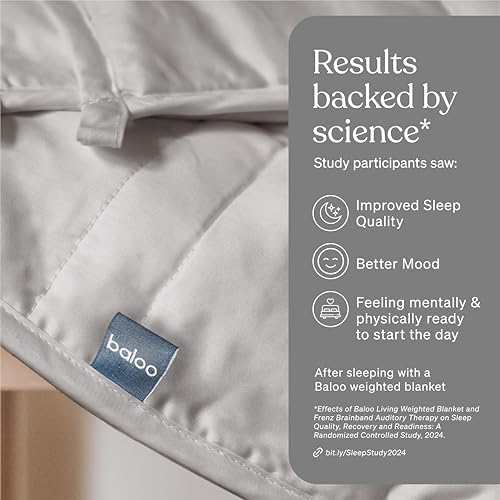 Baloo Weighted Blanket for Adults 15 lb Full/Queen