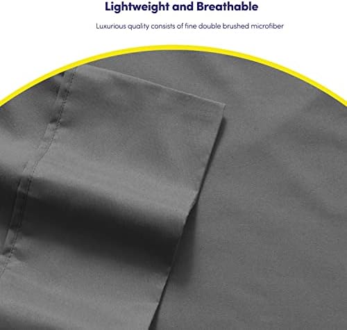 King Size Deep Pocket Sheet Sets – 6-piece Extra Deep Pocket Bed