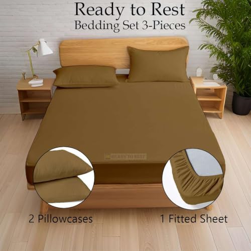 Ready To Rest 3 Piece Queen Sheet Set - Lightweight Bed Sheets