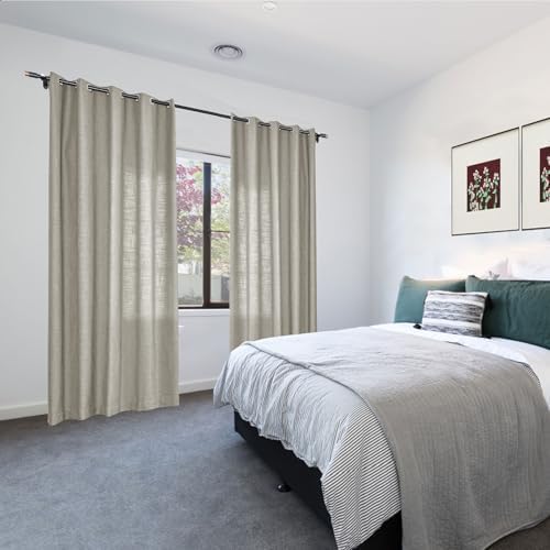 Frelement Light Filtering Privacy Protection Curtains for Living Room