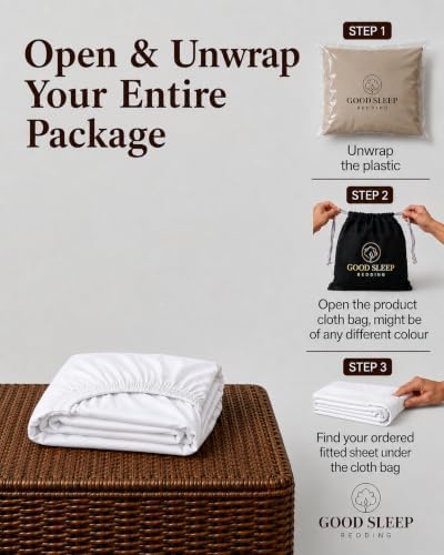 800 TC Fitted California King Sheet Only, 100% Egyptian Cotton - Ivory