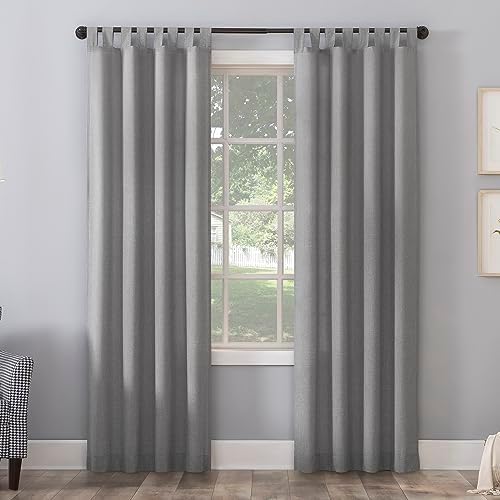 No. 918 Trevor 2-Pack Heathered Linen Texture Semi-Sheer Tab Top