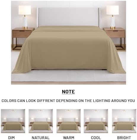 SGI bedding 600 Thread Count 100% Egyptian Cotton Queen Flat Sheet