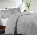 SLEEP-NEST Hotel Luxury Classic Wide Stripe Duvet Cover King 104x90