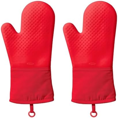 OXO Good Grips Silicone Oven Mitt, Jam - Pack of 2