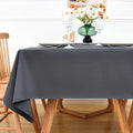 NEWISHER Grey Square Tablecloth 70 x 70 inch, Polyester Table Cloth