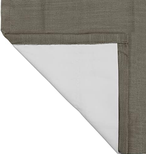 ChadMade Extra Long Pinch Pleat Drape Natural Linen Blend Curtain for