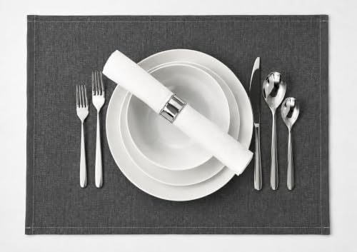 100% Cotton Cloth Placemats Carlo Lamperti Italy, 20 x 14, Set of 4