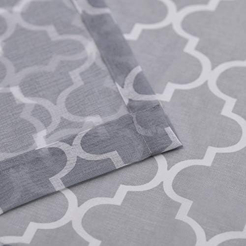 Superior Embellished Poppy Sheer Curtains, Window Accents, Perfect for
