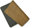 Dining Table Placemats Rectangle Set 4, 11.82 x 16.93 Inches Leather