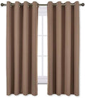 100% Room Darkening Thermal Insulated Blackout Grommet Curtains and
