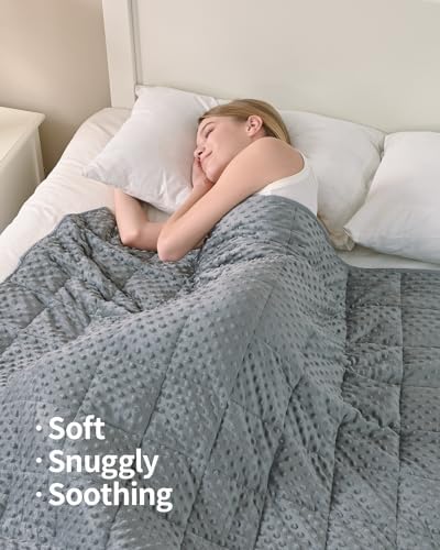 Mr. Sandman Weighted Blanket for Adults, Queen Size 20 lbs