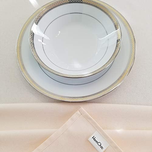 Faux Linen Square Tablecloth - Washable, Spillproof, Easy Care