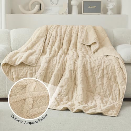 Wemore Adults Weighted Blanket for Sleep Queen Size 15 lbs 60" x 80"