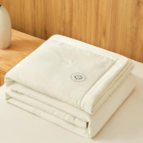 Cooling Summer Quilt Lightweight Comforter Natural Cotton Fill