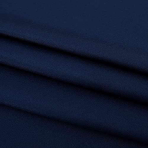 Obstal 210GSM Rectangle Table Cloth, Navy Blue,54 x 108 Inch