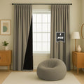 Pinch Pleated Blackout Curtains 72 Inches Long, Polyester Blend, 100%