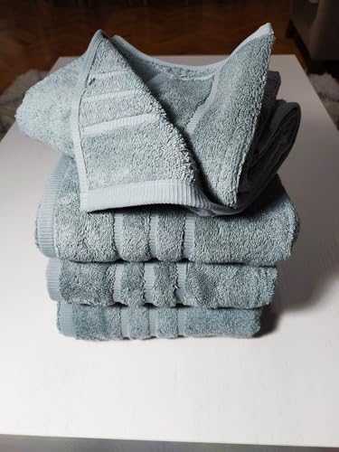 100% Turkish Cotton Extra Large (20 x 40 inch)Hand Towel Set of 4,for