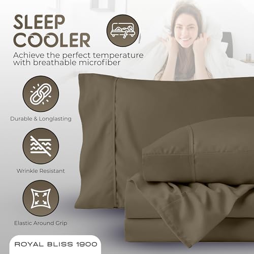 Top Split Flex Head King Size Sheet Set - Egyptian Quality Ultra-Soft