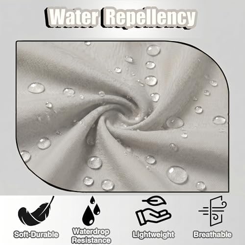 TOSHE Waist Apron 3 Pockets Waterdrop Resistant Cotton