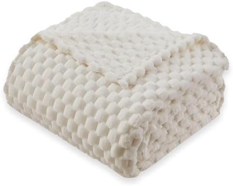 Super Soft Fleece King Size Blanket 90x90 Inches for Bed, Premium