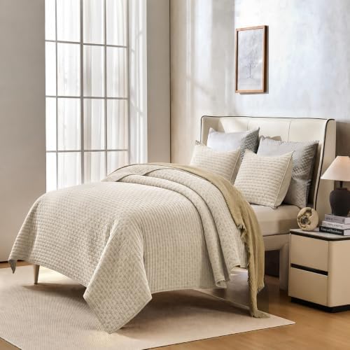 zovinhome 100% Cotton Quilt King Size Bedding Sets with 2 Pillow