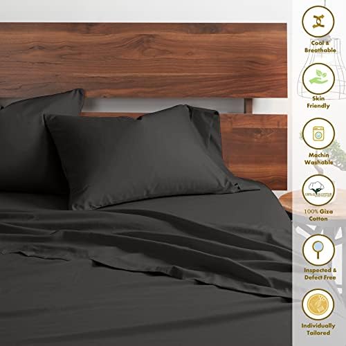 King Size Giza Set Sheet - Soft Breathable Giza Egyptian Cotton Sheet