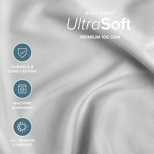 Bare Home Comforter Set - Full Size - Ultra-Soft - Goose Down