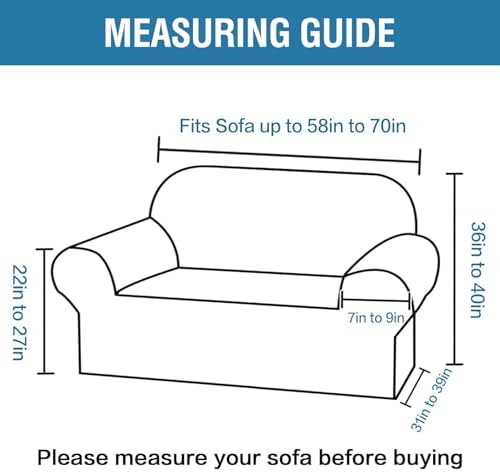 H.VERSAILTEX Sofa Cover 1 Piece Stretch Couch Covers for Sofa