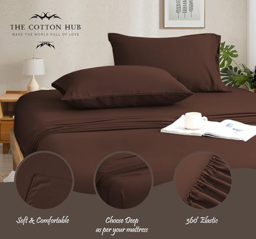 King Size 6-PCs Sheet Set Fully Elasticized Fits 15-20" Deep Pocket