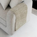Addison Rugs ASB709 Taupe 50" x 70" Oversized Sherpa Throw Blanket