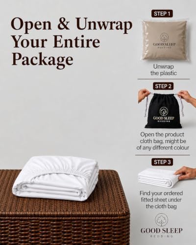 100% Egyptian Cotton Queen Fitted Sheets, 1000 Thread Count - Taupe