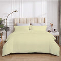 Ivory Solid Duvet Cover Set Twin/Twin XL Size 68x90 Egyptian Cotton