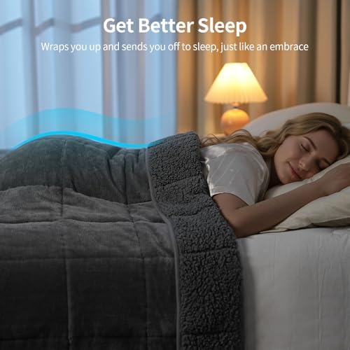 Uttermara Weighted Blankets for Adults Queen Size, 20lbs 60x80 inches