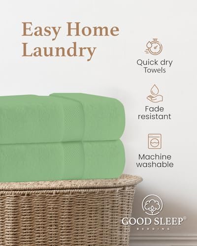 100% Cotton Bath Towel Set, Set of 6 Bath Towels, 2 Bath Towel, 2 Hand