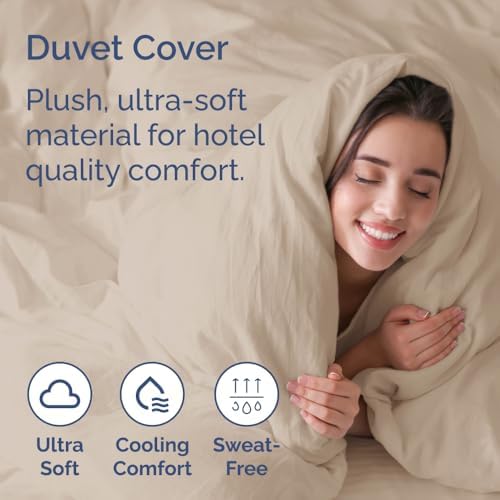 Duvet Cover Twin/TwinXL Size Set + 2 Pillowcases with Shams Bundle