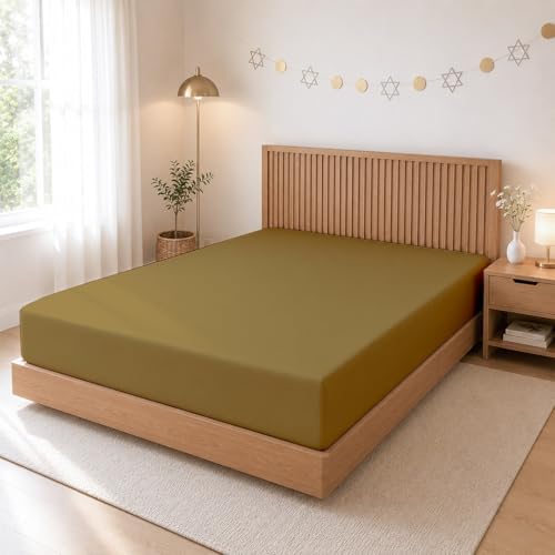 Twin Extra Deep Pocket Fitted Sheet Only, Ultra Soft Microfiber, Taupe