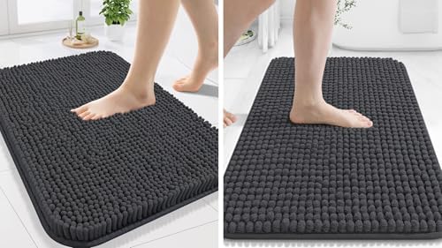 Arotive Luxury Chenille Bathroom Rugs Set, Ultra Soft and Absorbent