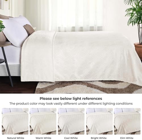 Fleece Diamond Fluffy Blanket, Decorative Blankets for Bedroom, Sofa