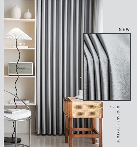 Beydodo Living Room Curtains 63 Inch Length 2 Panels, Window Curtains