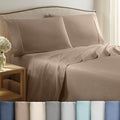 Martex 400 Thread Count Sheet Set, 4 Piece, Full Size, Tan
