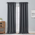 Aiyufeng Grey Blackout Curtains for Bedroom 96 Inches Long 2 Panels