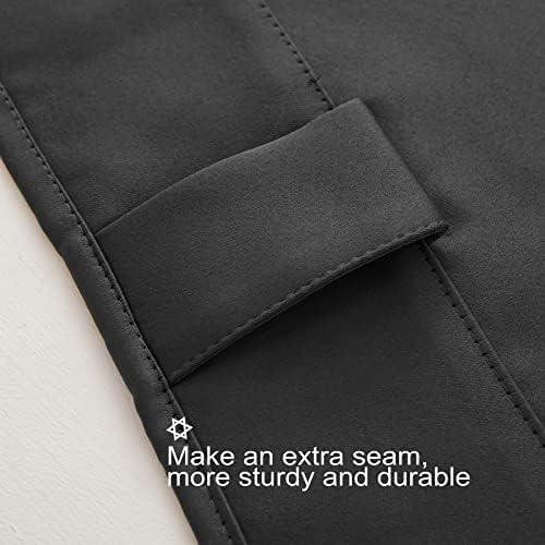 Pickluc Blackout Curtains 63 Inches Long 2 Panels, Black Out Drapes