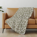 Addison Rugs ASB45 Taupe 50" x 70" Oversized Sherpa Throw Blanket