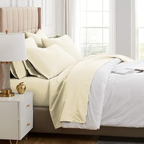 100% Egyptian Cotton Sheets 400 Thread Count Sheets King Size 4 Pc