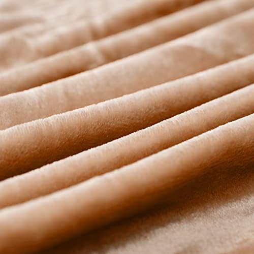 Fleece Blanket King Size 108x90 inches -Lightweight Plush Fuzzy Cozy