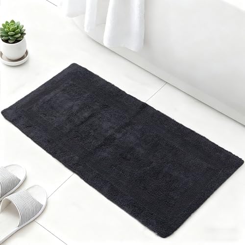Barossa Design 22x60 XL Long Reversible Runner Rug Charcoal